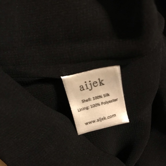 Anthropologie Aijek 100% Silk Lace Insert Shift 4 - Picture 9 of 12